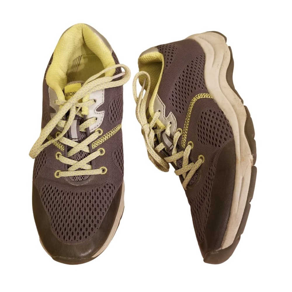 Vionic 7 Green Gray Running Sport Tennis Shoes Sneakers Athletic Walking EMERALD